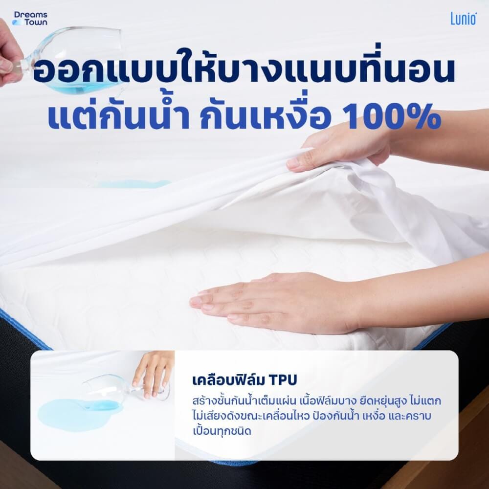 ผ้ารองกันเปื้อนกันน้ำ 6 ฟุต LUNIO AIRGUARD PROTECTOR_2